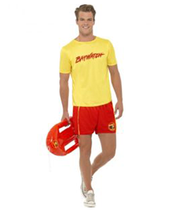 Man In Yellow Lifeguard Costume — Costumes Galore in Maroochydore, QLD