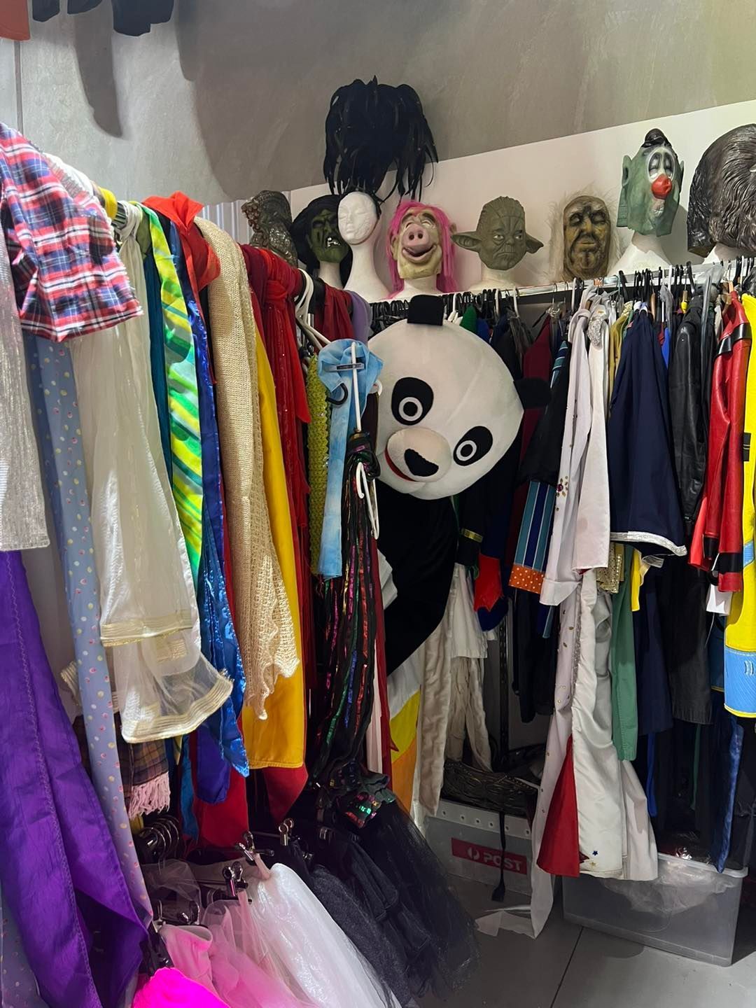 Closet Filled With Colourful Hanging Costumes and a Variety — Costumes Galore in Maroochydore, QLD