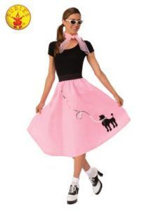 Woman in a 1950s Poodle Skirt Costume — Costumes Galore in Maroochydore, QLD