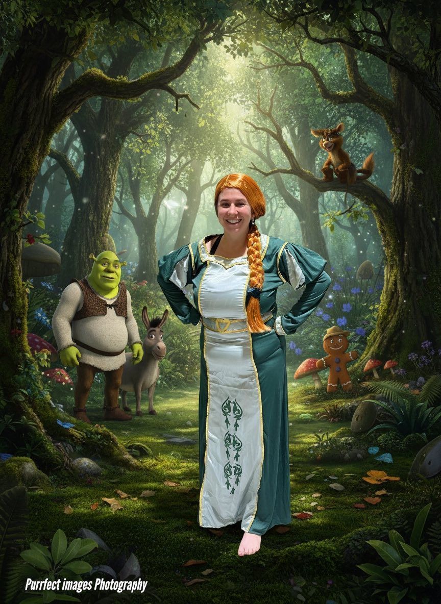 Woman In A Princess Fiona Costume — Costumes Galore In Maroochydore, QLD