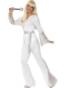Woman in a 70's Disco Lady Costume — Costumes Galore in Maroochydore, QLD