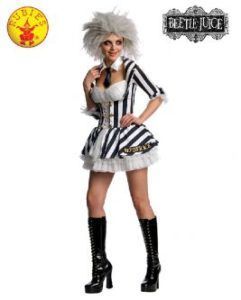 Woman in Beetlejuice Costume — Costumes Galore in Maroochydore, QLD