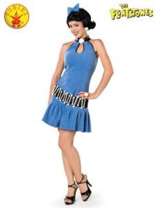 Woman in a Blue Betty Rubble Costume — Costumes Galore in Maroochydore, QLD