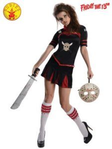 Woman in Cheerleading Costume Holding a Machete  — Costumes Galore in Maroochydore, QLD