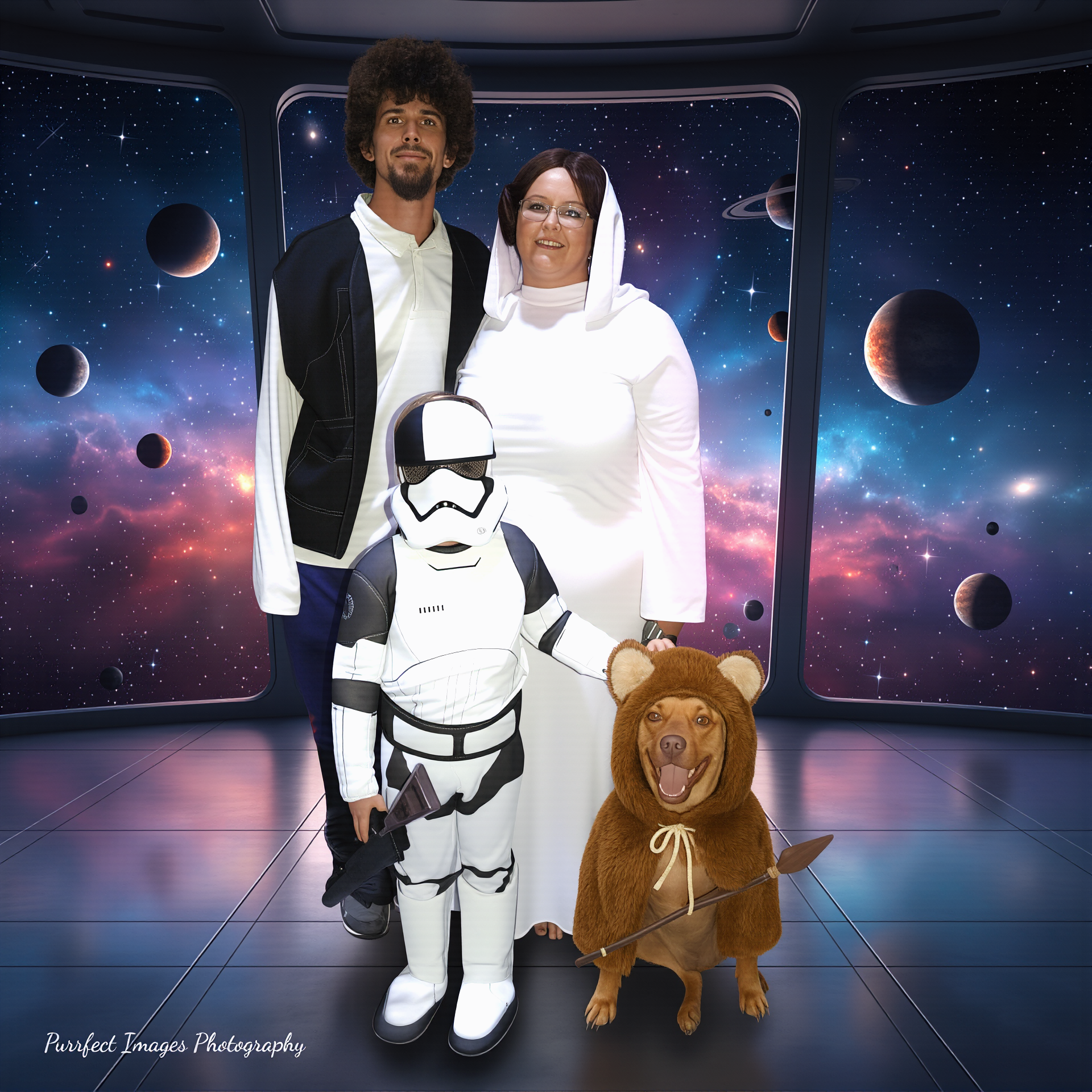 Family Poses in Star Wars Costumes — Costumes Galore in Maroochydore, QLD