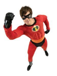 Man in Mr. Incredible Costume— Costumes Galore in Maroochydore, QLD