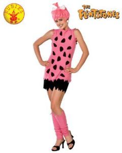 Woman in a Wilma Flintstone Costume — Costumes Galore in Maroochydore, QLD