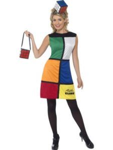 Woman in a Rubik's Cube Costume — Costumes Galore in Maroochydore, QLD