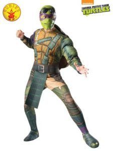 Donatello Teenage Mutant Ninja Turtle Costume, Green and Purple, Standing, Action Pose — Costumes Galore in Maroochydore, QLD