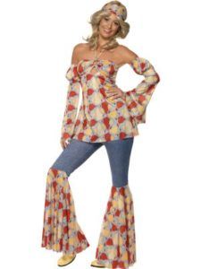 Woman in a 1970s-style Hippie Costume — Costumes Galore in Maroochydore, QLD