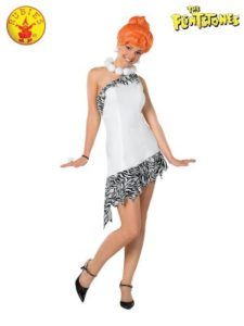 Woman in a Wilma Flintstone Costume — Costumes Galore in Maroochydore, QLD