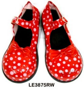 Red Polka-dot Shoes Accessories — Costumes Galore In Maroochydore, QLD