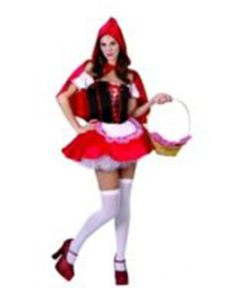 Woman in a Little Red Riding Hood Costume — Costumes Galore in Maroochydore, QLD