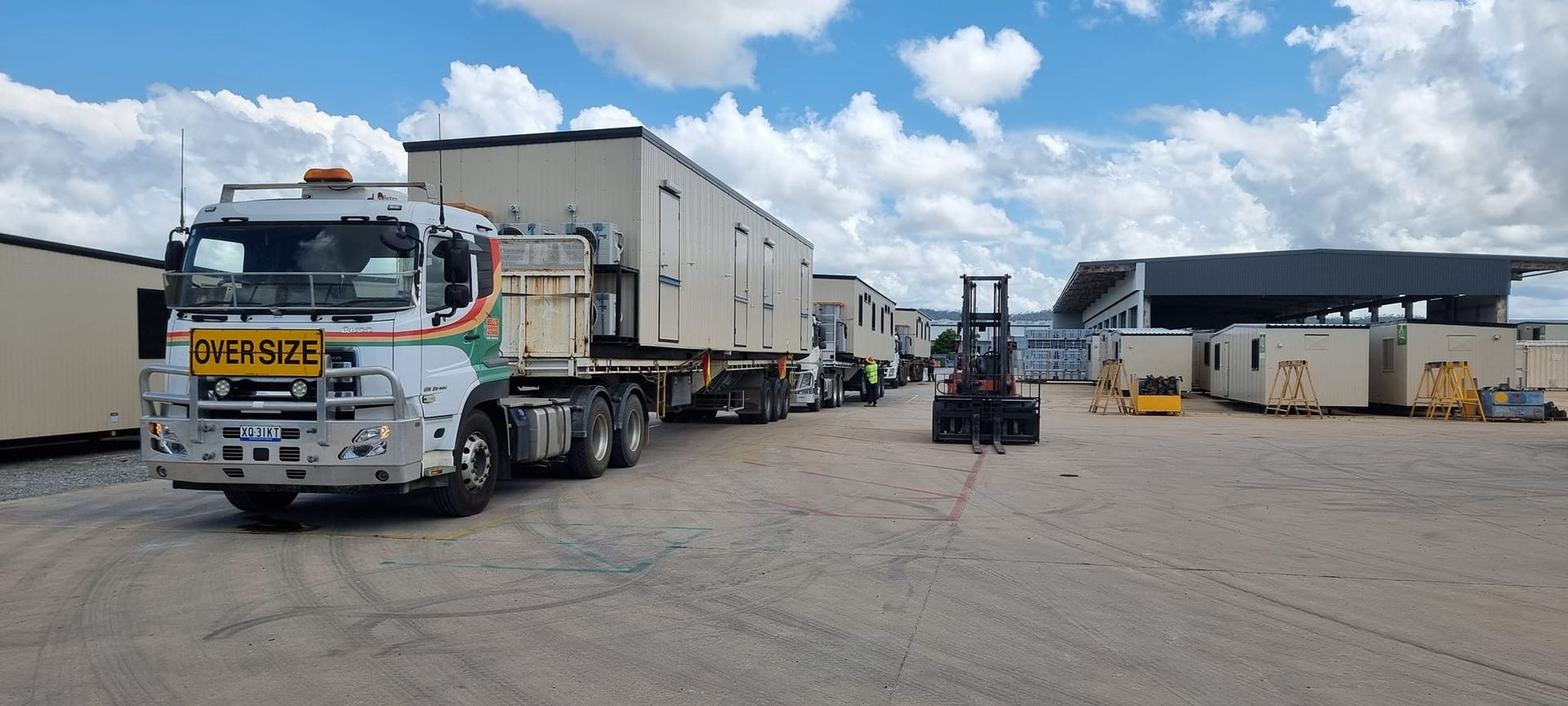 A Semi-truck Hauling — Bell's Carrying & Crane Hire Service Pty Ltd in Bungalow, QLD