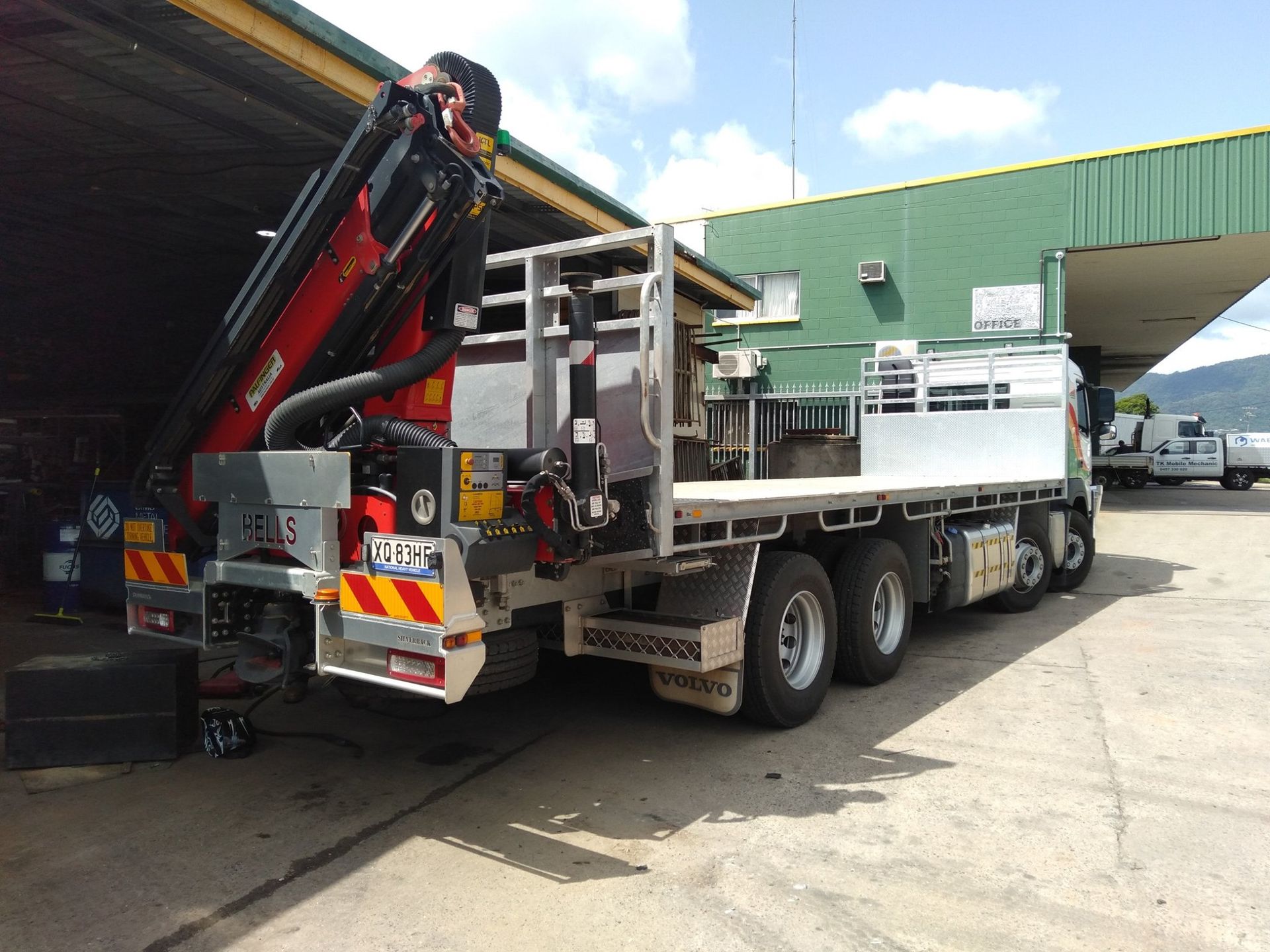 Flatbed Truck — Bell's Carrying & Crane Hire Service Pty Ltd in Chillagoe, QLD
