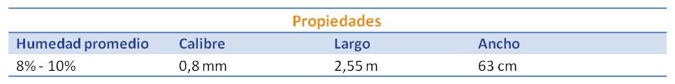 Propiedades omegaflex