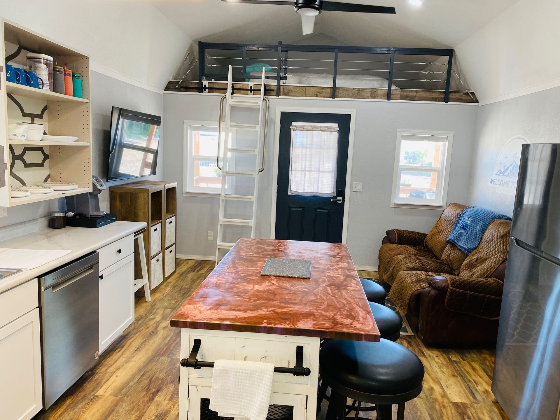 cabin kitchen