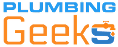 Logo for Plumbing Geeks: blue