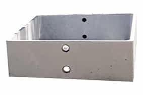 A Rectangular Concrete Basin With Two Sets Of Holes — Graham's Precast Concrete Products Pty Ltd In Kyogle, NSW