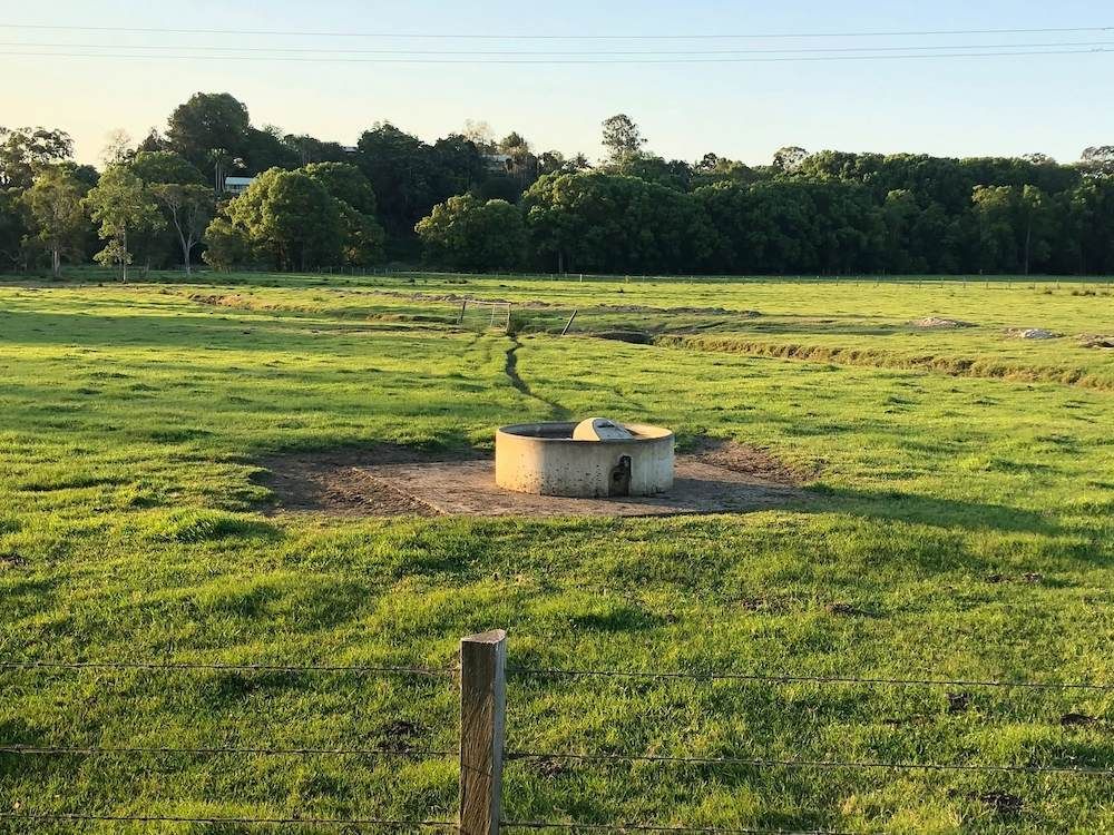 Concrete Water Troughs In NSW Installed On Rural Pasture