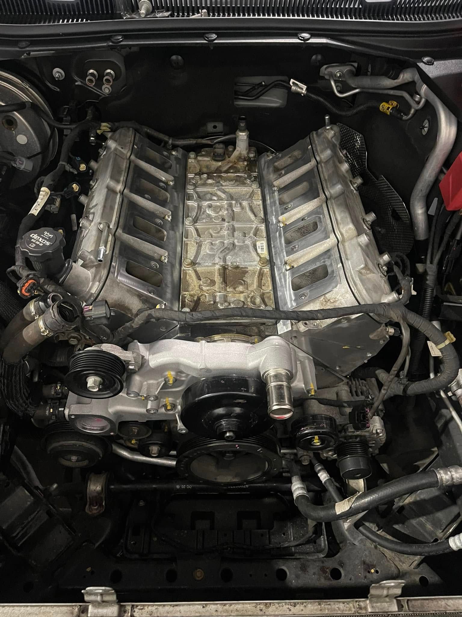 Car Engine Bay with Intake Manifold Exposed — Gardiner Automotive & Performance in Rutherford, NSW