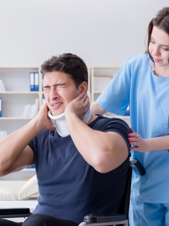 neck injury claim Valparaiso In