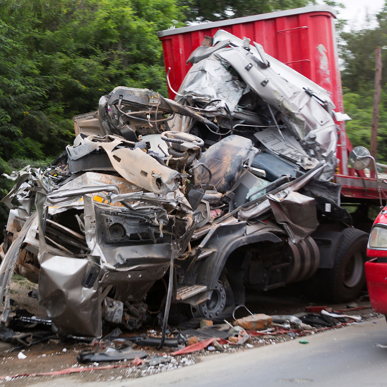accident involving semi-truck Portage, Indiana