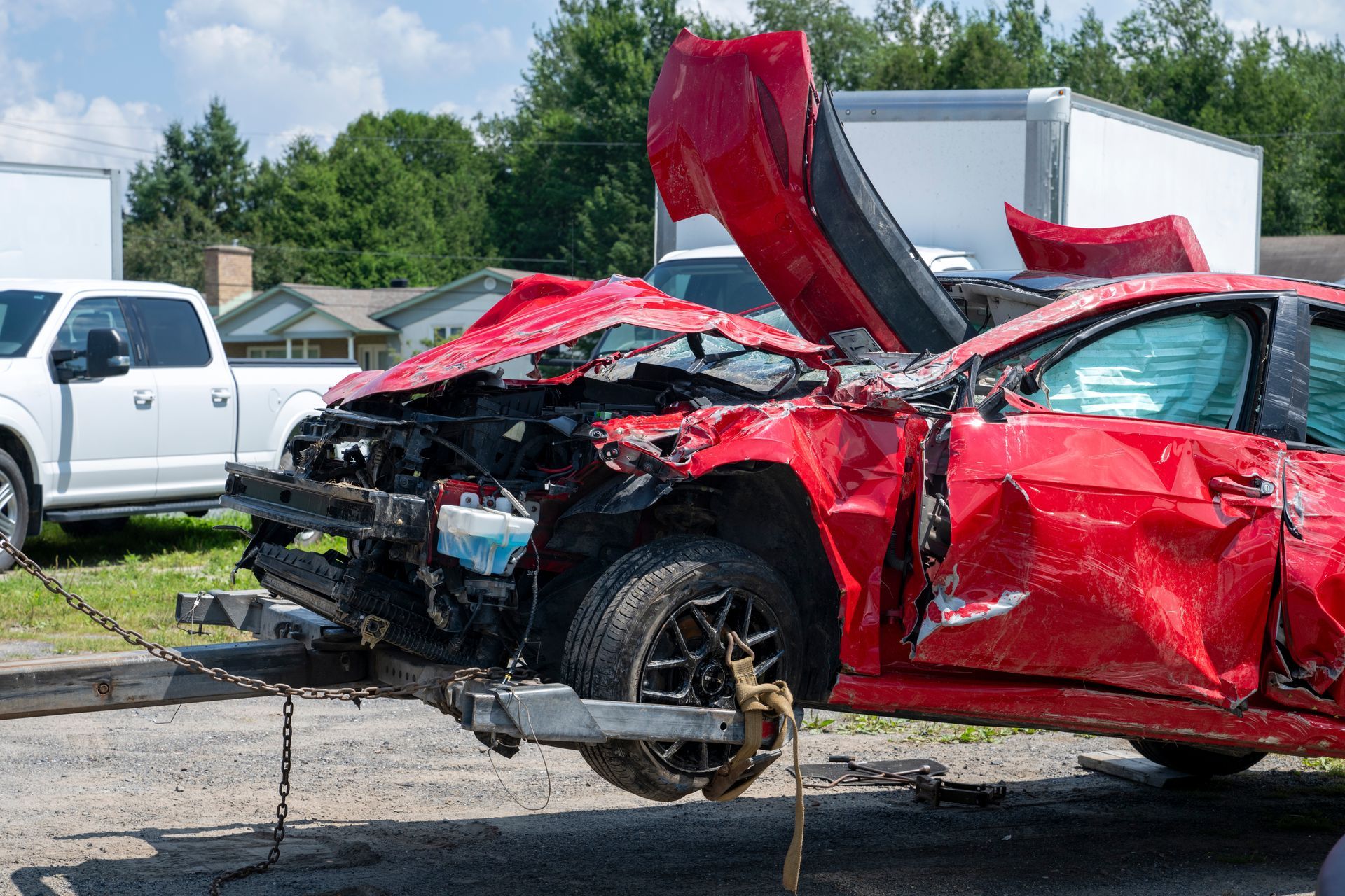 severe car accident resulting in injury