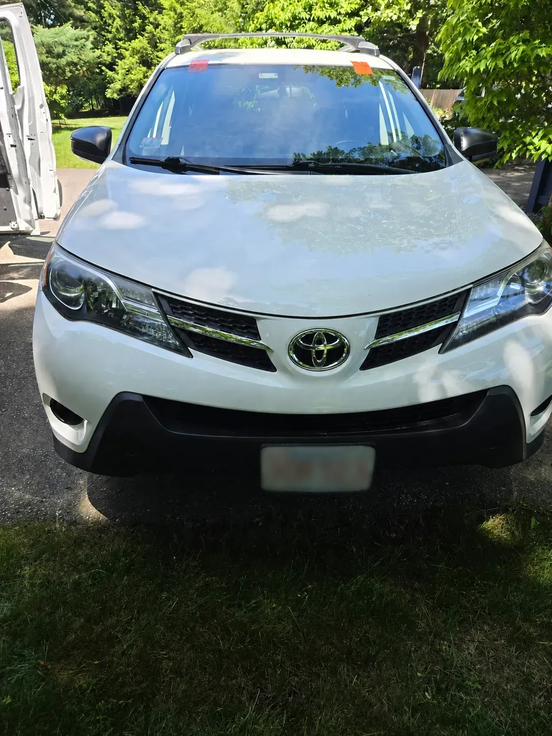 Toyota windshield shown after completed installation