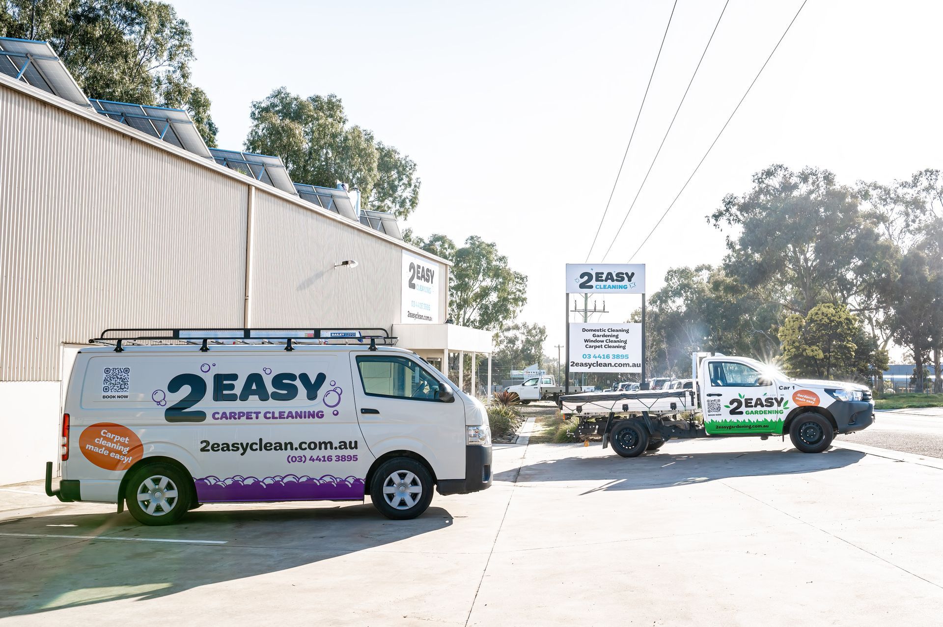 Workers Are Smiling — 2easy Cleaning in Bendigo, VIC