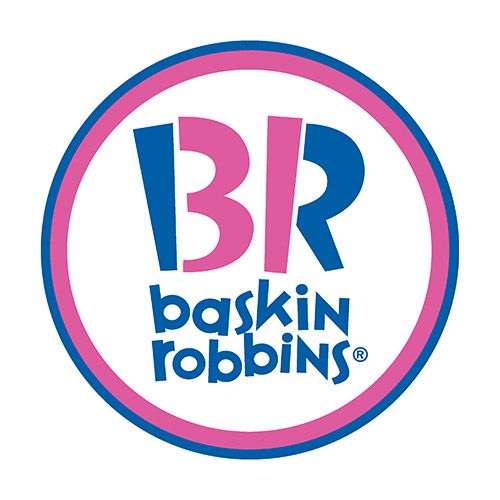 Baskin-Robbins logo: pink and blue letters