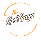 A logo for a company called the go2guys company