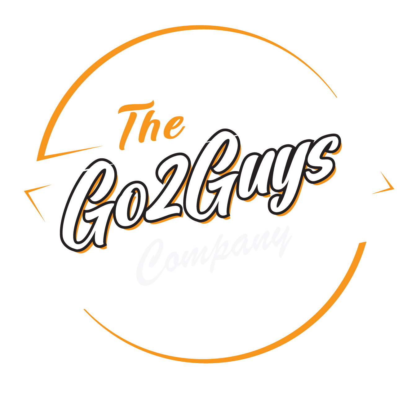 A logo for a company called the go2guys company