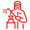 Pest Control  Worker Icon