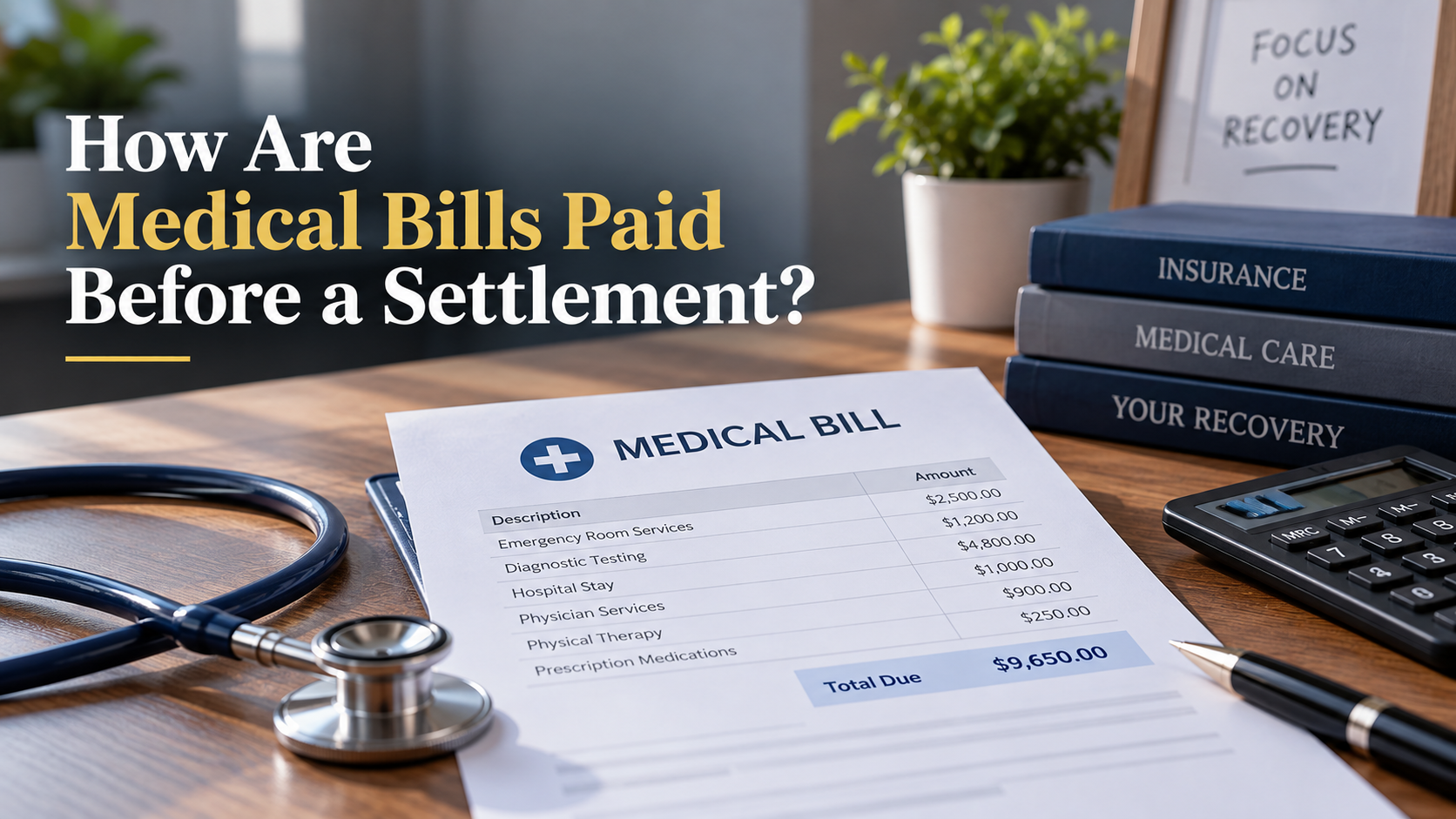 How Are Medical Bills Paid Before a Settlement