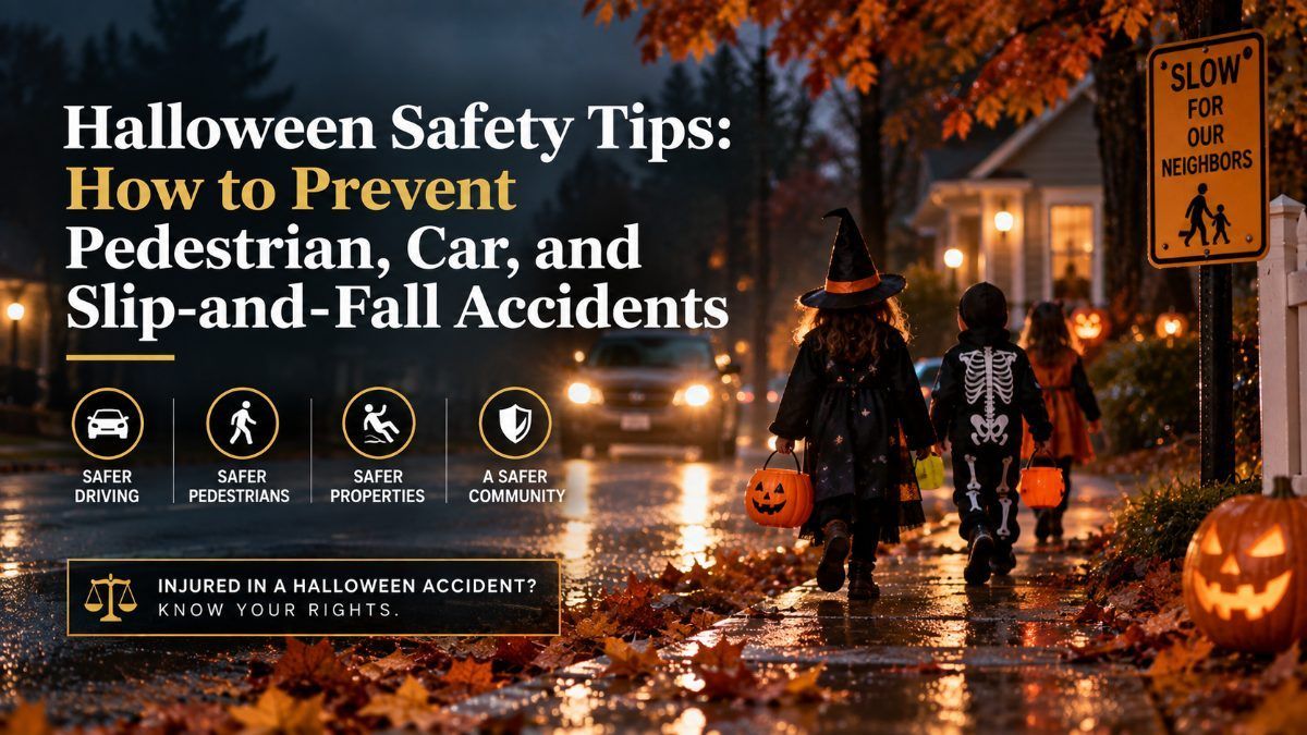 Halloween Safety Tips How to Prevent Pedestrian, Car, and Slip-and-Fall Accidents