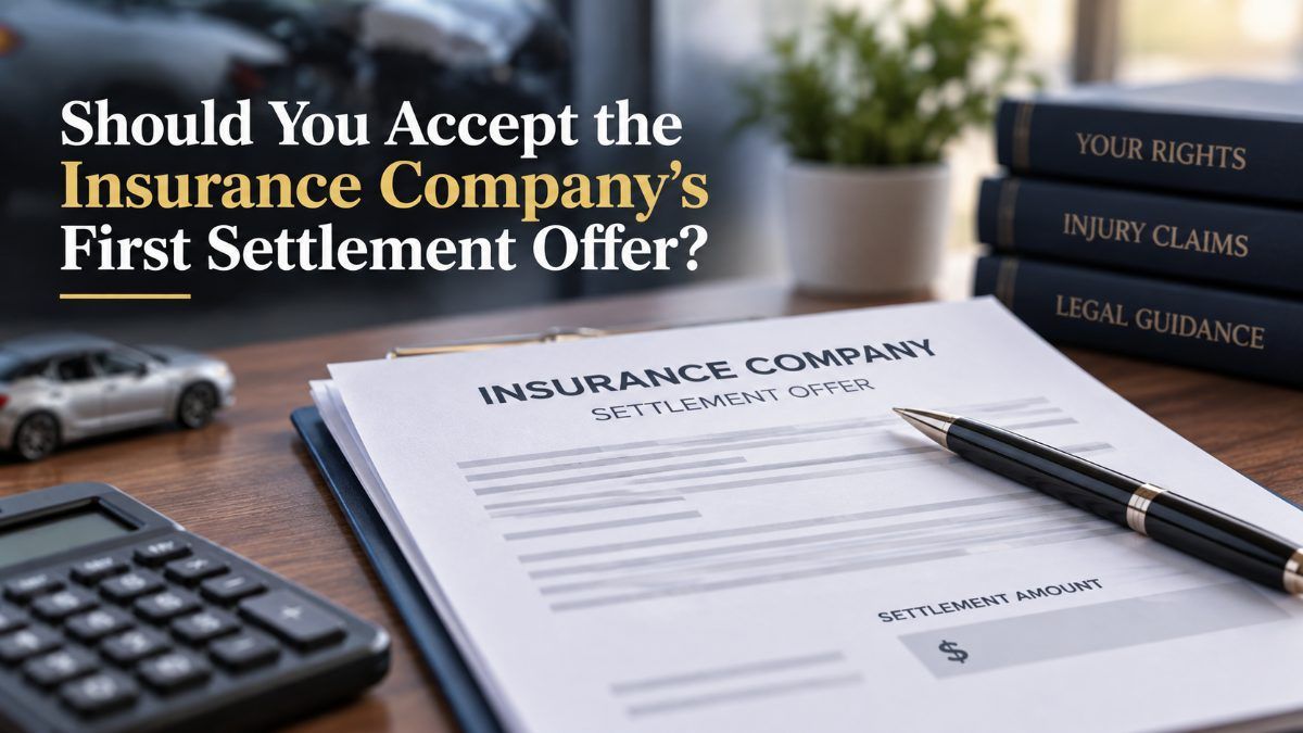 Should You Accept the Insurance Company's First Settlement Offer

