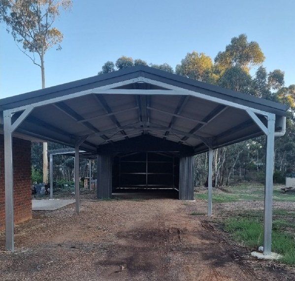 The ground condition of a carporch concrete slab project before the pour in North Bendigo