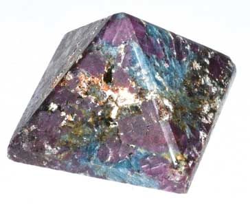 Ruby with Kyanite Pyramid