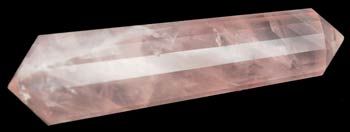 Double Terminated Rose Quartz Point