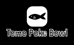 Black and white logo: Fish icon inside white square, 