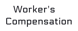 Text reading “Worker’s Compensation” in black on a white background