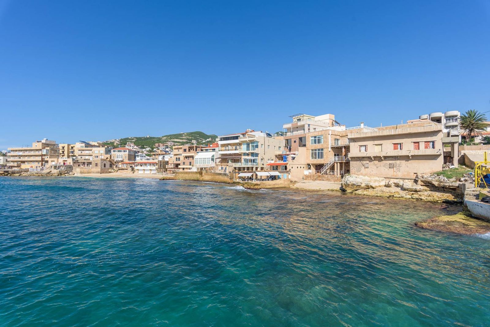 The Batroun coast in Lebanon, where Cheez runs apartments and villas