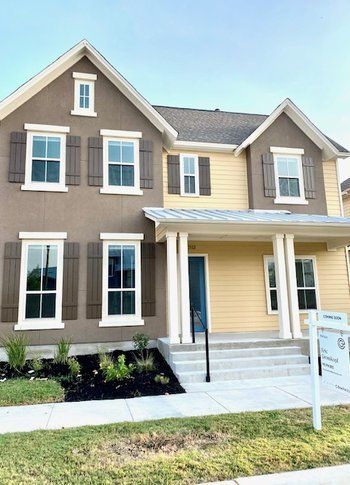 Home in Mueller area of Austin Tx that had their exterior painting done by Austin Painting and Cabinets