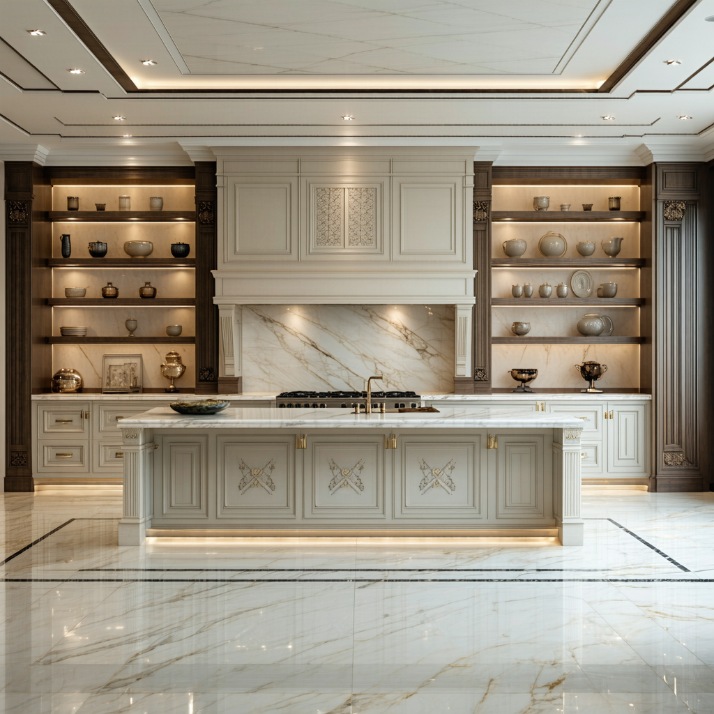 Kitchen remodel in Austin TX with new cabinets, new countertops, new lighting, and new backsplash completed by Austin's most trusted kitchen remodeling contractor Austin Painting and Cabinets