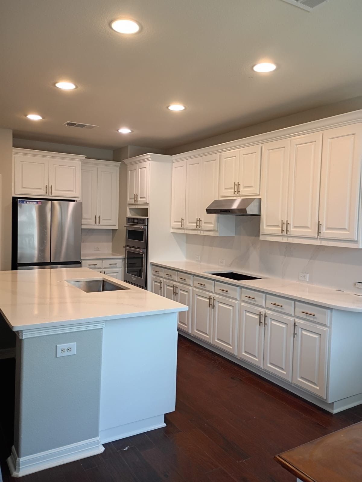 after leander kitchen remodel painted cabinets quartz countertops bright modern kitchen