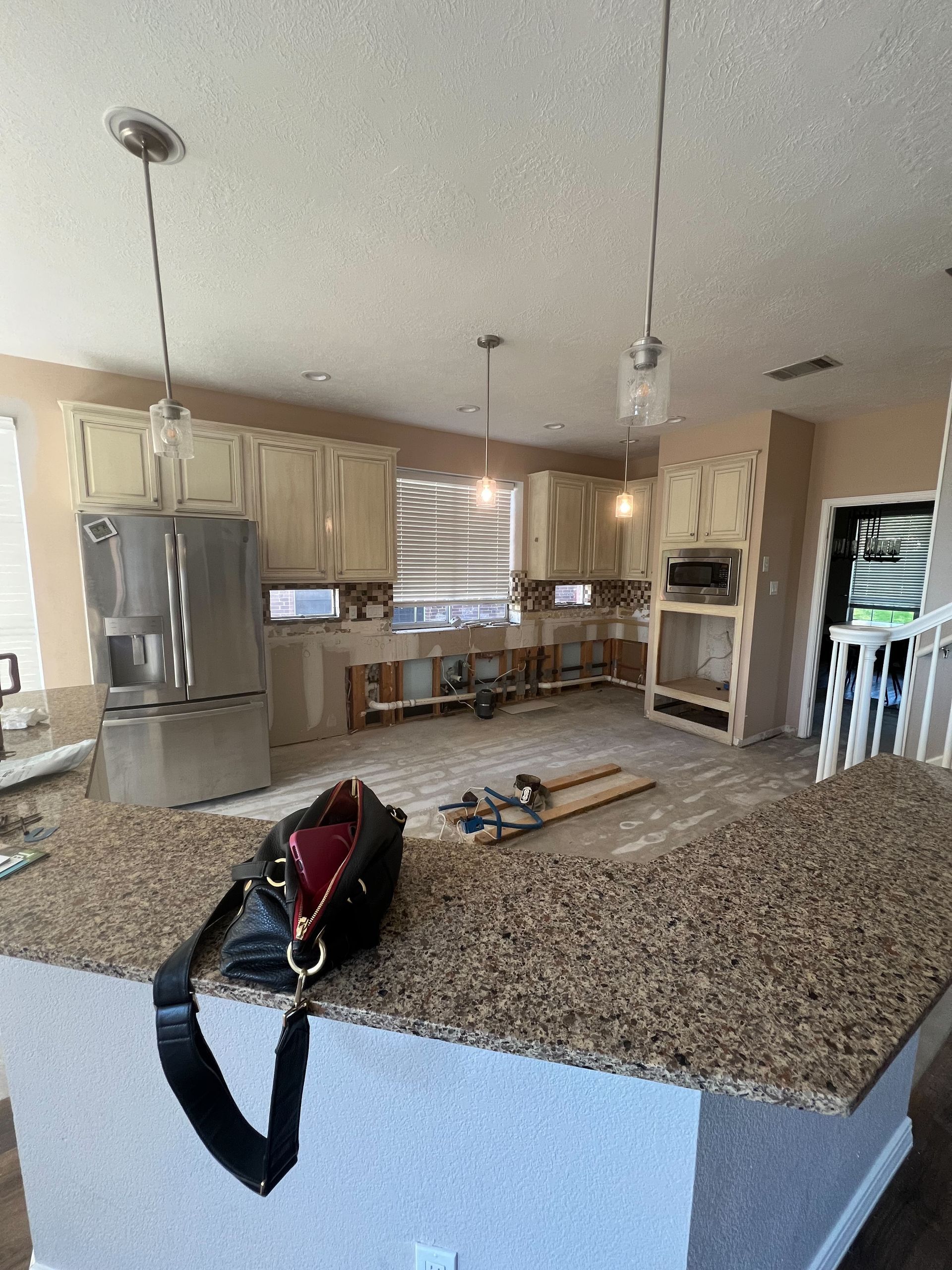Northwest Austin kitchen before remodel following water damage