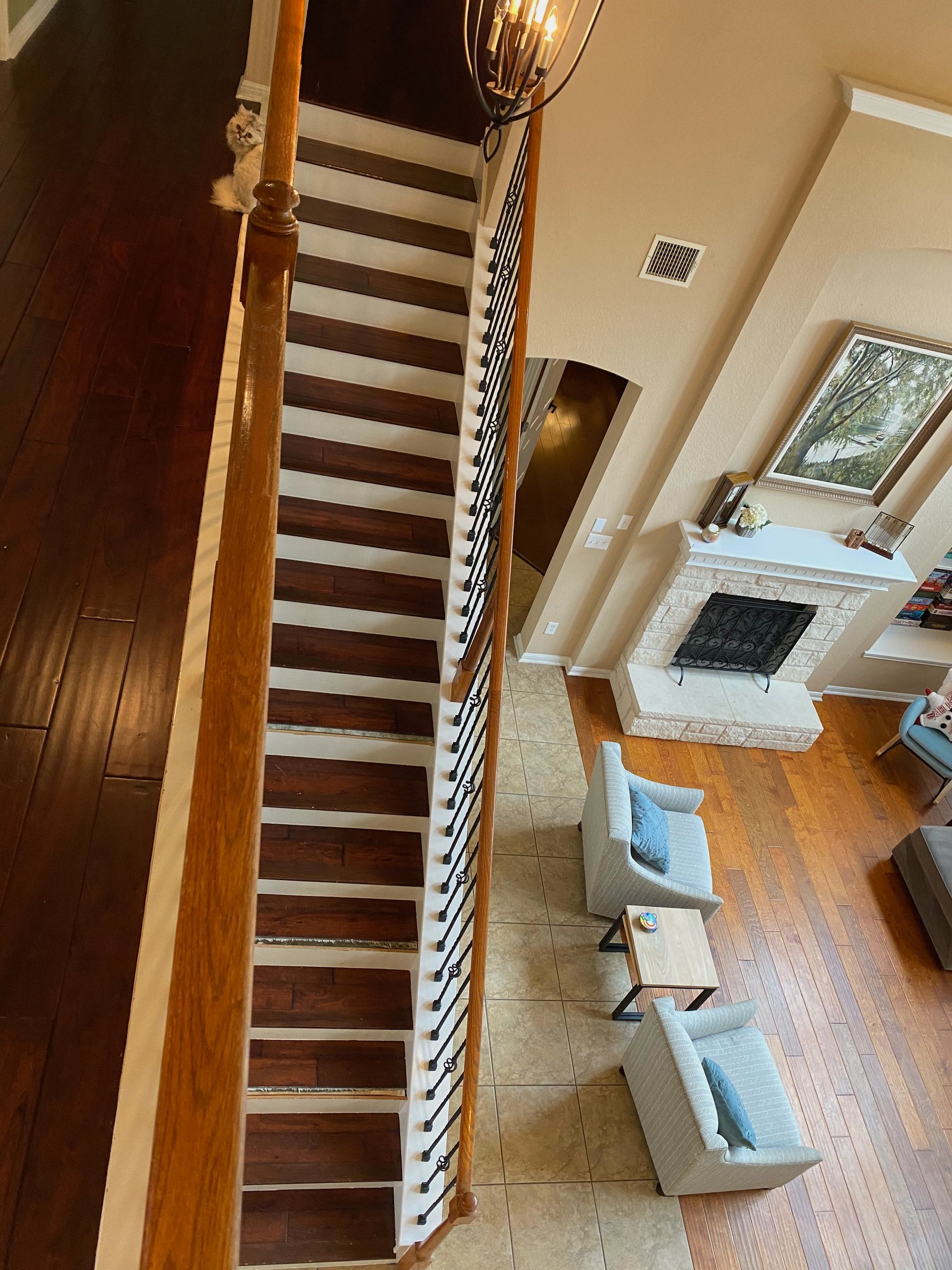 Southwest Austin home before full interior painting