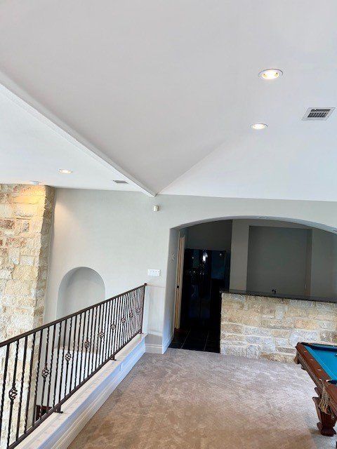 Home in Lake Travis area of Austin, TX that had whole house interior painting completed by Austin Painting and Cabinets