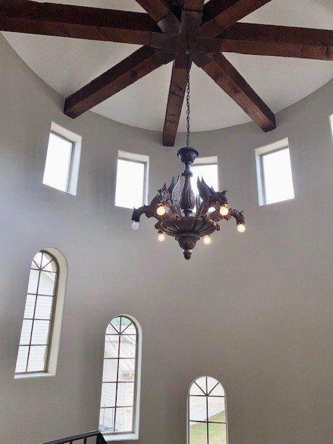 Home in Lake Travis area of Austin, TX that had whole house interior painting completed by Austin Painting and Cabinets